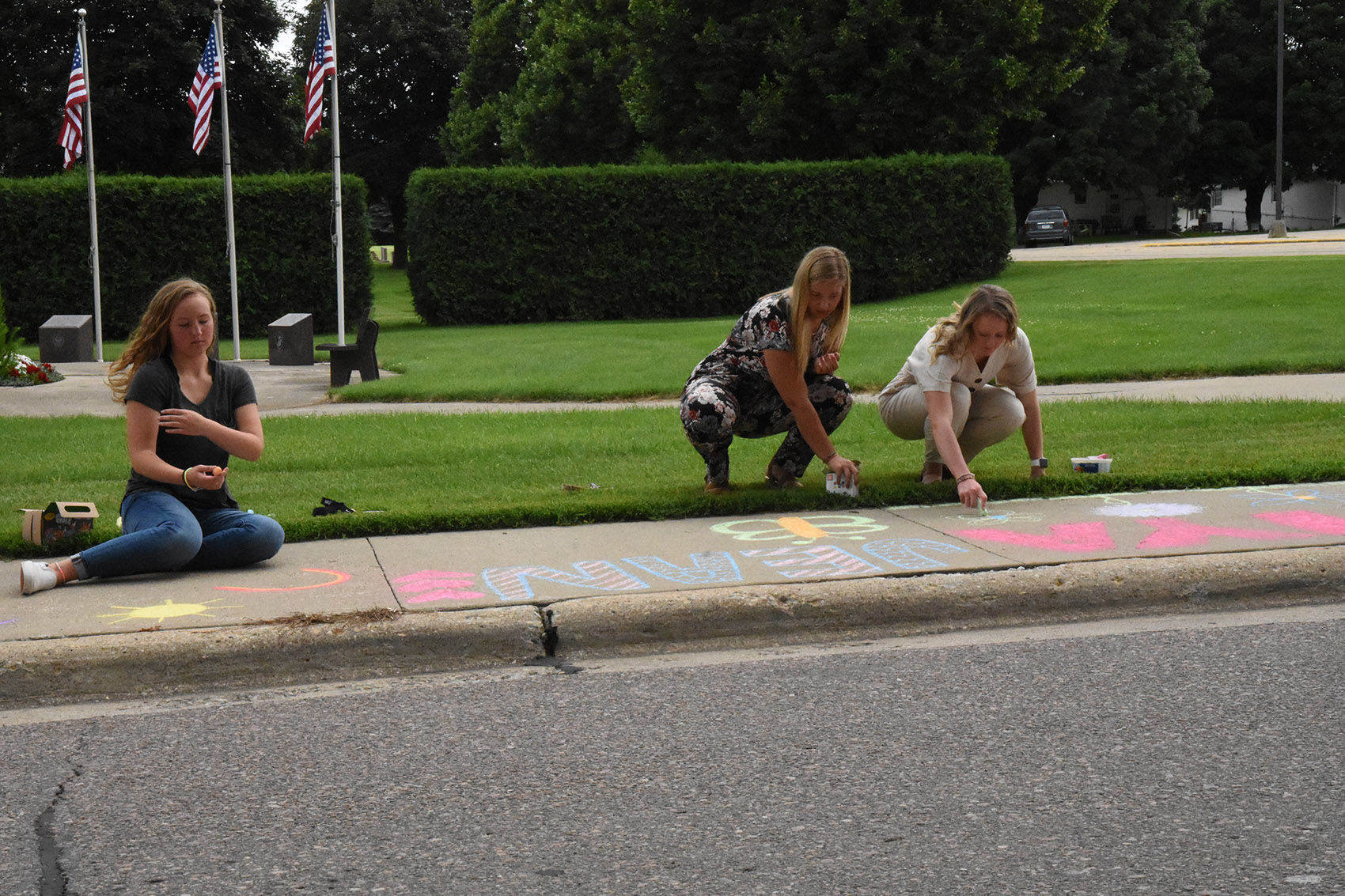 Adding more chalk art for Mya